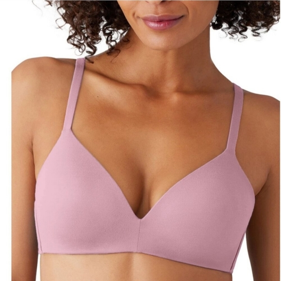 36DD Wacoal How Perfect Wire Free T-Shirt Bra in Pink 852188 Comfort - Picture 1 of 5